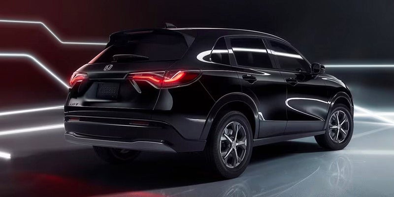 A black 2024 Honda HR-V.