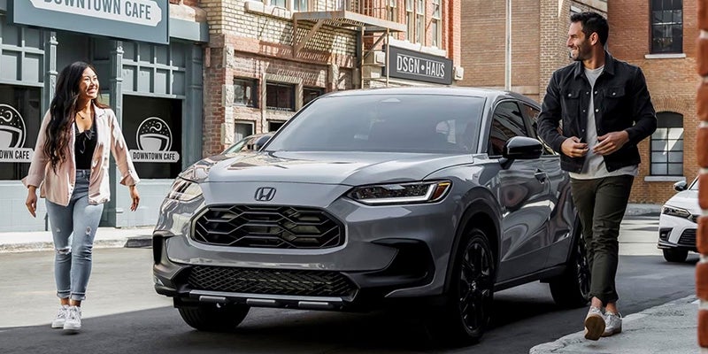 A gray 2024 Honda HR-V.