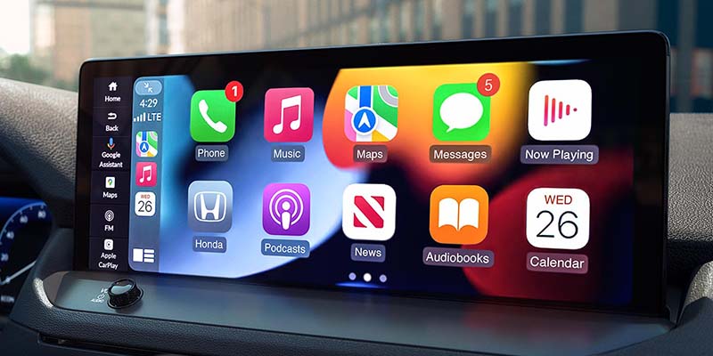 The entertainment center of a 2024 Honda Accord.