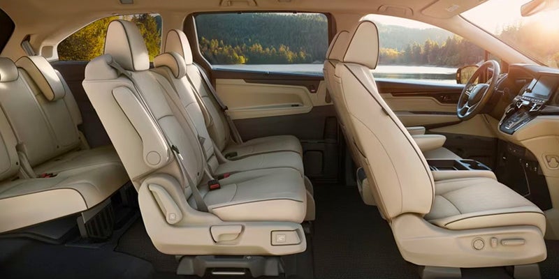 Interior of 2025 Honda Odyssey.