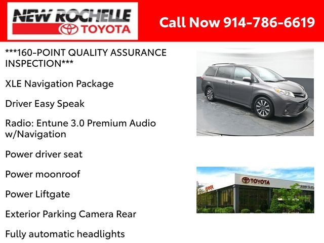 2018 Toyota Sienna XLE 7 Passenger