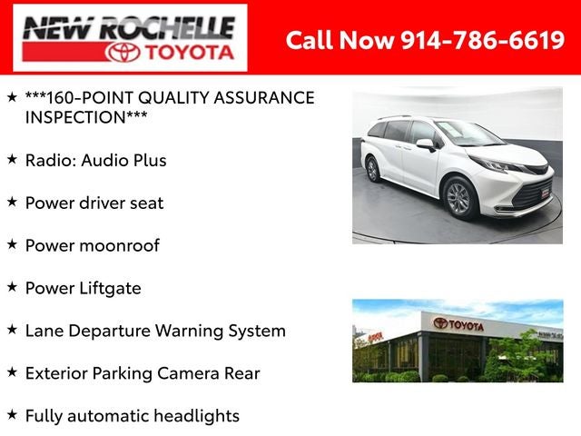 2022 Toyota Sienna XLE 7 Passenger