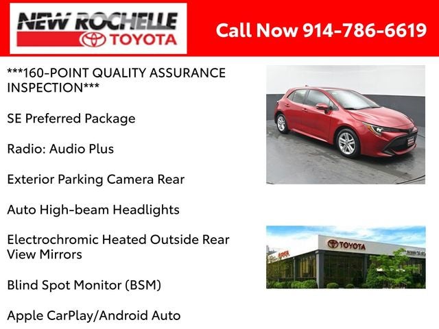 2021 Toyota Corolla Hatchback SE