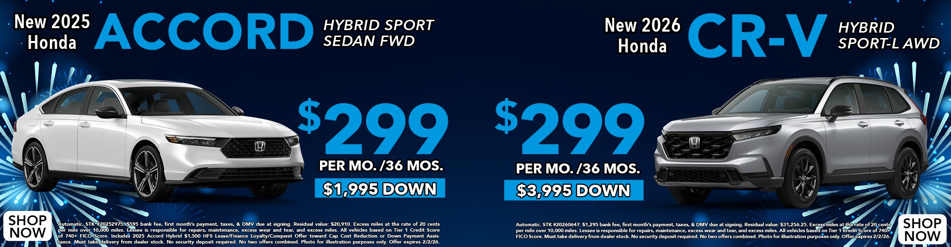 Accord Hybrid and CR-V Hybrid